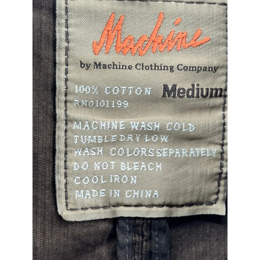 Machine Clothing Co Corduroy Blazer Jacket Mens M Brown 70s Hipster Retro Grunge